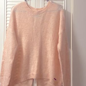 A&F Pink/Grey Sweater